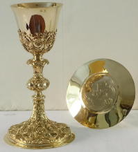 French Antique Gothic Chalice